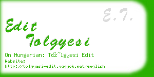 edit tolgyesi business card
